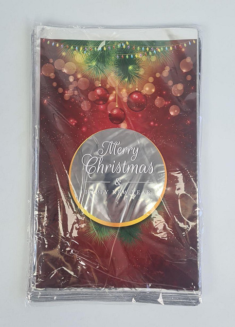 Упаковка новогодняя для конфет и подарков (25*40) №47  Счастливого рождества/С Новым Годом (100 шт) Харьков - изображение 1