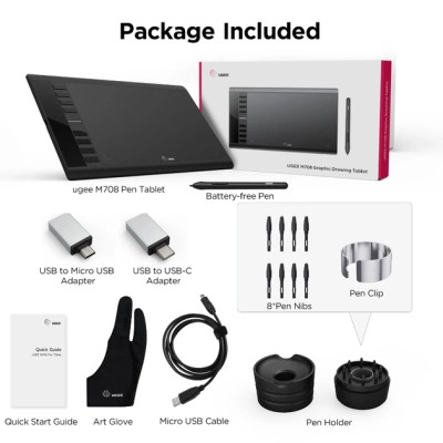 Графический планшет Ugee M708 Винница - изображение 5