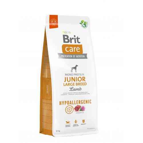 Корм сухий Brit Care Dog Hypoallergenic Junior Large Breed для молодих собак великих порід гіпоалергенний з ягням 12 кг Київ