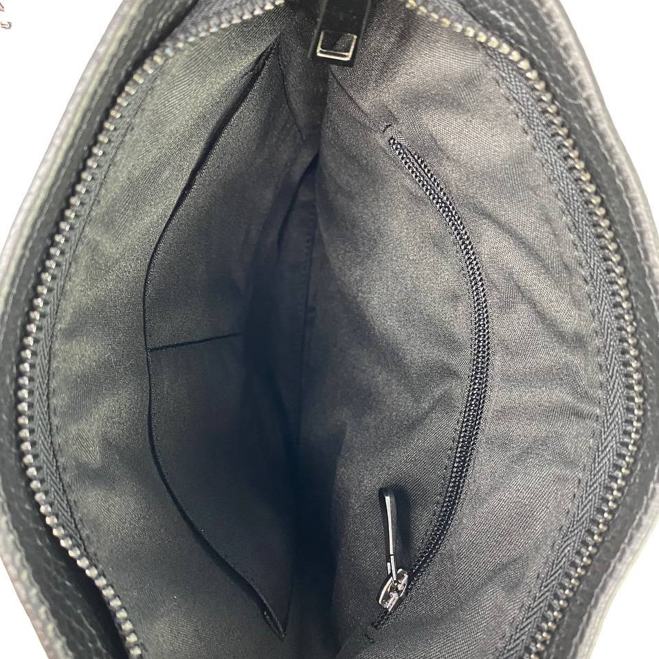 Сумка мужская через плечо черная кожаная вместительная планшетка для парняMasterSem Киев - изображение 3