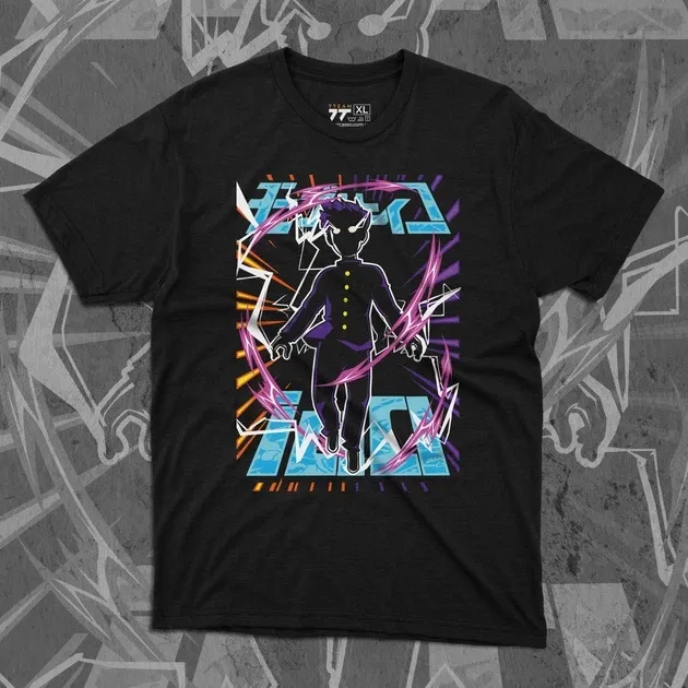 Футболка чоловіча з  принтом Mob Psycho #1 Розмір 48 Anime0891 Дніпро - фото 1