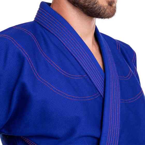 Кимоно для джиу-джитсу (без пояса) VELO VL-6651 размер 140-200см синий Спортивная форма Киев