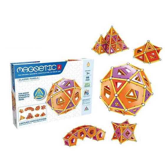 Дитячий магнітний конструктор 777-4, 98 деталей Вінниця