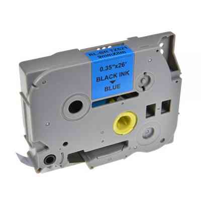 Лента для принтера этикеток UKRMARK RL-B-T521P-BK/BL, аналог TZE521. 9 мм х 8 м (900250) Винница