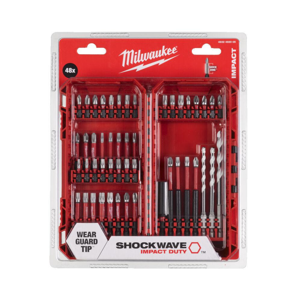 Набір біт Milwaukee SHOCKWAVE PACKOUT 48 шт, пластиковий кейс Одесса - изображение 2
