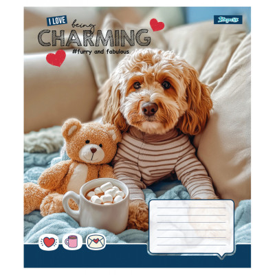 Зошит 1 вересня Charming А5 24 аркушів лінія (768188) Вінниця - фото 3