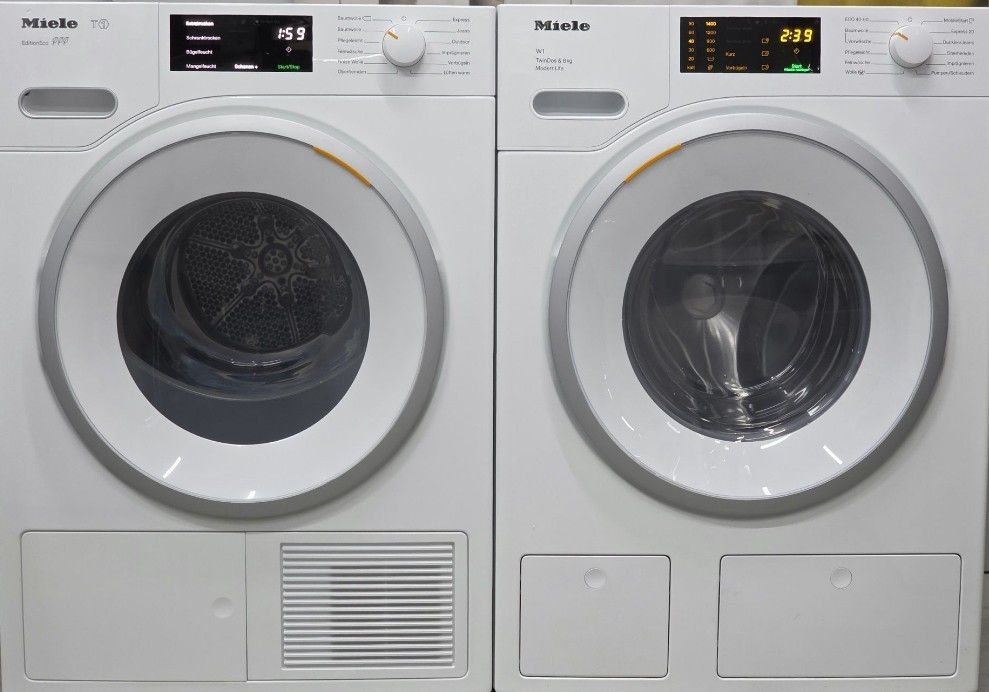 Комплект пральна та сушильна машина MIELE W1 T1 8кг A+++ супер стан. Харків - фото 8