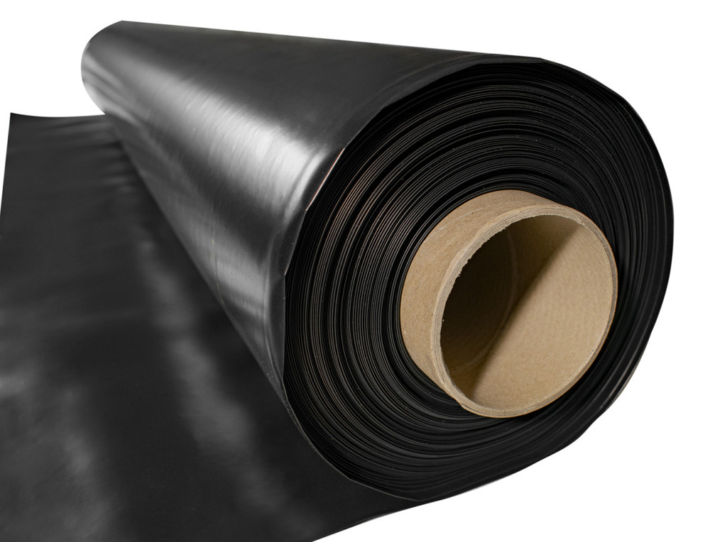 Плівка 200 мкм 3*50 м чорна поліетиленова щільна плівка Дніпро - фото 1