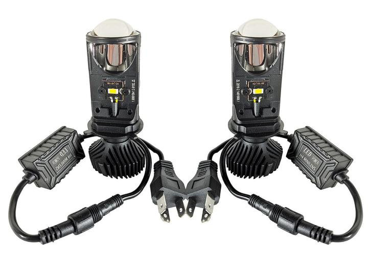 Комплект світлодіодних лінз HeadLight Y6D BI-LED H4 12/24V Харків - фото 2