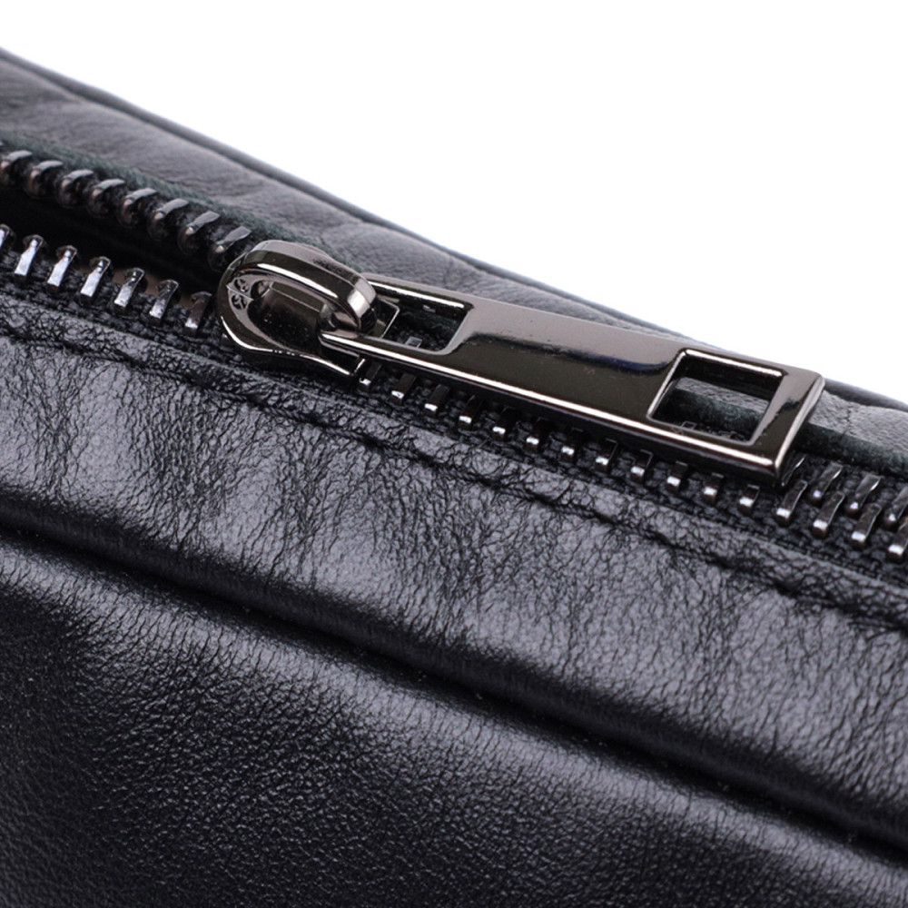 Классическая сумка кросс-боди из гладкой натуральной кожи Shvigel 22841 Черная Киев - изображение 6