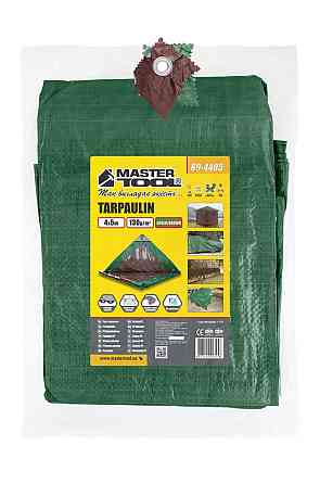 MASTERTOOL Тент MASTERTOOL GREEN/BROWN 4х5 м двосторонній 130 г/м² 89-4405 Коломия