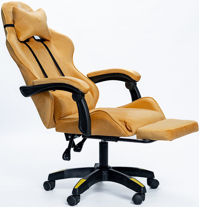 Крісло геймерське DIEGO ALCANTARA PRO Sandy Київ - фото 3