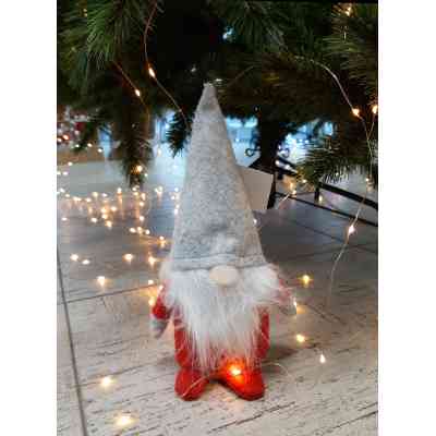 Новогодняя фигурка Jumi Леприкон, текстильный, красный, 25х15х12,5 см (5900410400313) Винница