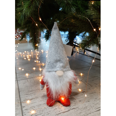 Новогодняя фигурка Jumi Леприкон, текстильный, красный, 25х15х12,5 см (5900410400313) Винница - изображение 2