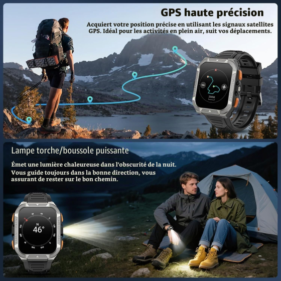 Смартгодинник Blackview W80 Pro, GPS, Bluetooth-дзвінки, 1,91″, 900 мАг, IP68, 115+ спортрежимів, чорний Київ