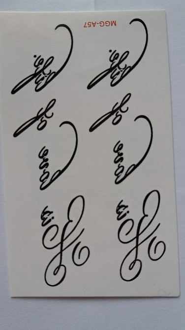 Тимчасове тату 10*6см Київ - фото 1