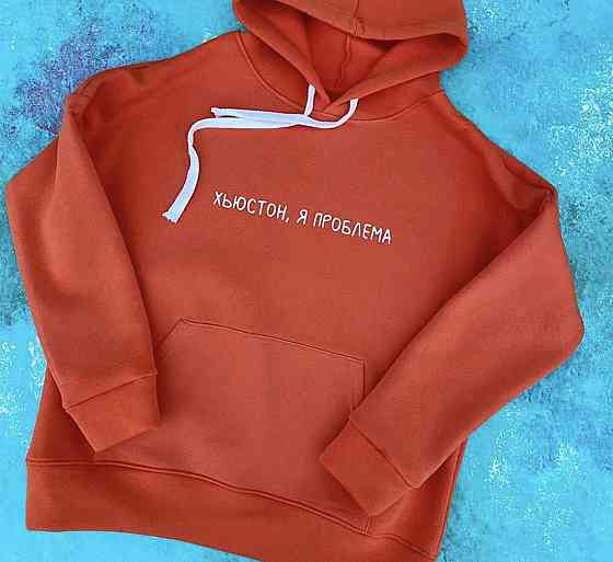 Жіночий худі з капюшоном.100% бавовна — Х'ЮСТОН, Я ПРОБЛЕМА Чернівці