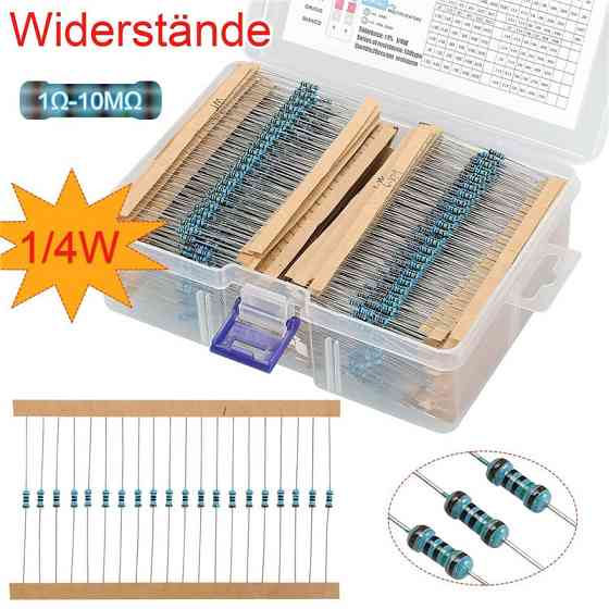 Набор резисторов 2600 шт, 1 Ом–3 МОм, 1% точность Киев