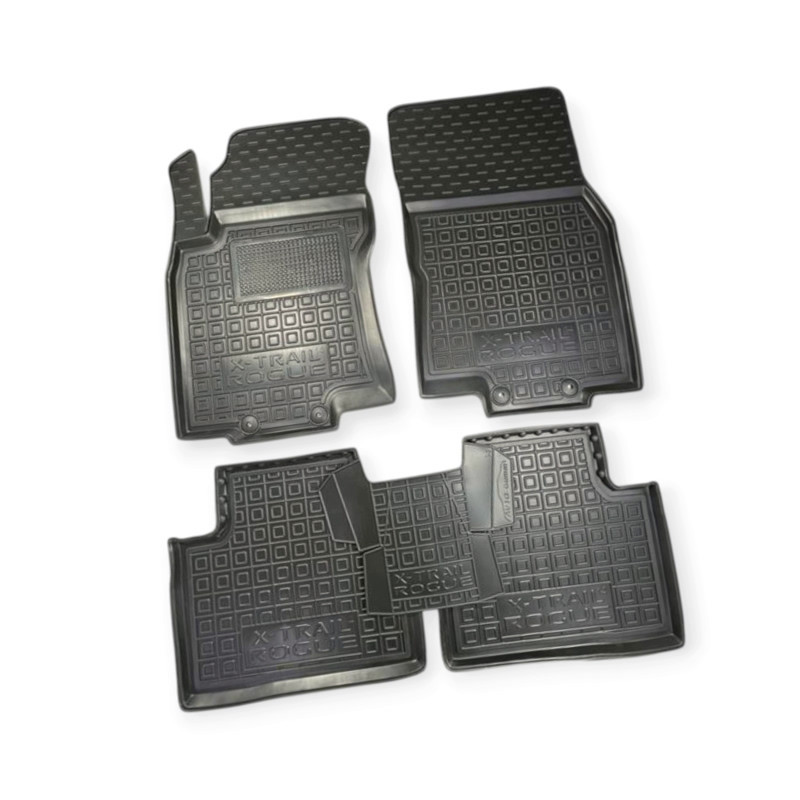 Килимки салону Nissan Rogue (2013-2020) борт 2,5 см, з перемичкою Мукачево - фото 1