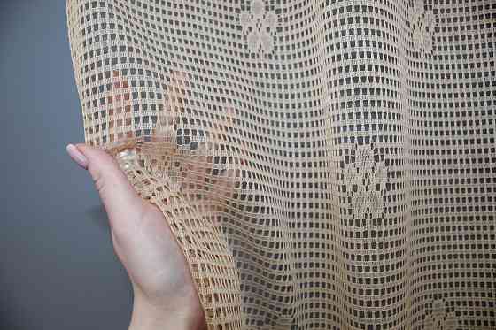 Тюль VR-Textil 787т Juli Сітка Какао з венге 300х150 см (40-489) Київ