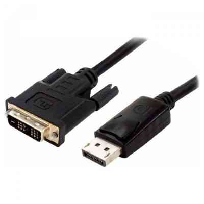 Кабель мультимедійний DisplayPort M to DVI M 1.8m 24+1pin Atcom (9504) Вінниця