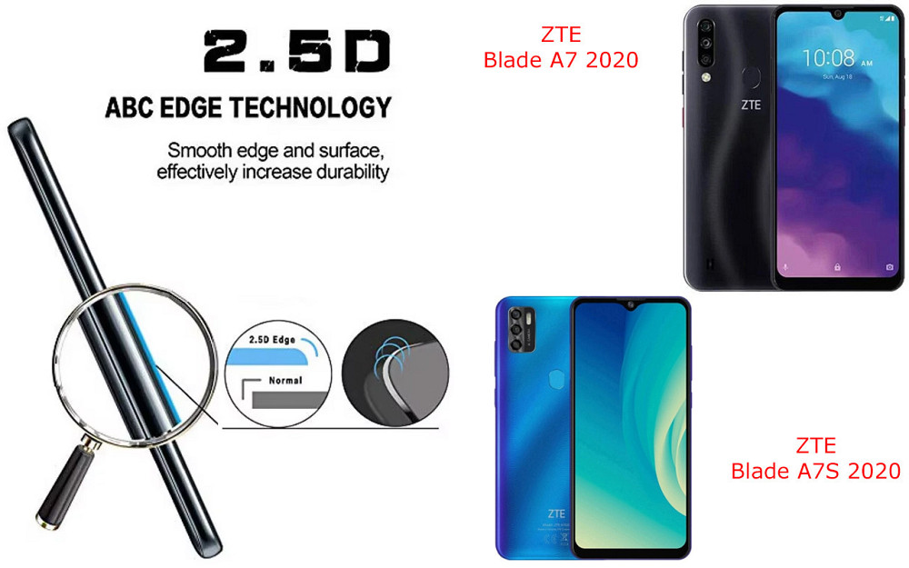 Защитное стекло ArmorGlass для ZTE Blade A7 2020, A7S 2020 – устойчивое к царапинам и ударам Киев - изображение 2
