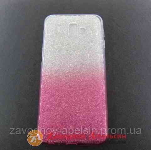 Samsung J6 J610 Plus чехол блестки двухцветный Одесса