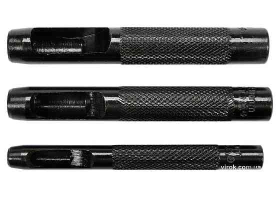 Пробійники отворів YATO: шкіра / гума / картон / текстиль, Ø=6, 8,10 мм, L=90 мм, кпл. 3 шт [20/120] Одесса