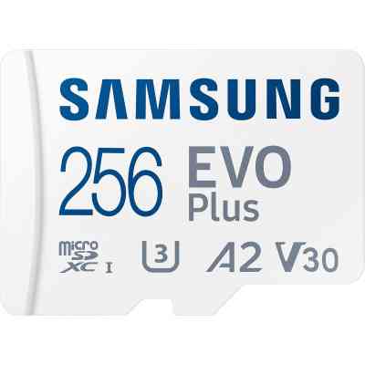 Карта пам&apos;яті Samsung 256GB microSD class 10 UHS-I U3 V30 A2 EVO Plus (MB-MC256SA/EU) Вінниця