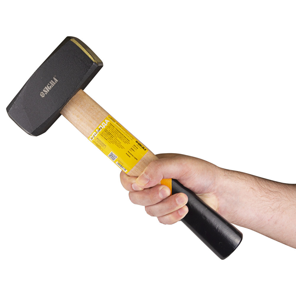 Sigma Кувалда 2000г деревянная рукоятка (дуб) SIGMA (4311361) Киев - изображение 6