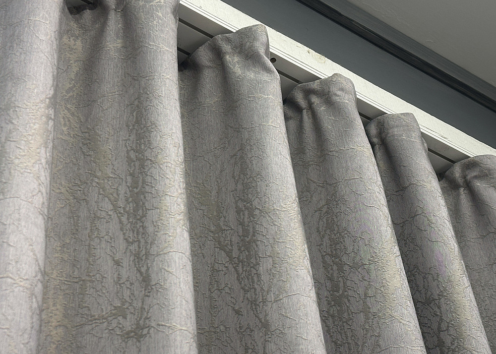 Комплект коротких штор VR-Textil Жакард Viva Marmo № 1781ш Світло-сірий 140х170 см 2 шт (35-0366) Київ - фото 8