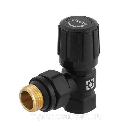 Комплект запорных клапанов угловой Raftec BLACK 1/2