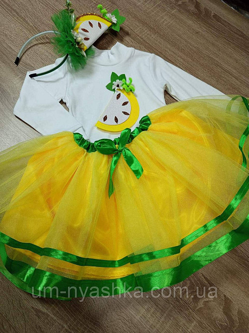 Костюм Дынька юбочка + нашивка на гольфик + ободок Дыньки Кривой Рог - изображение 2
