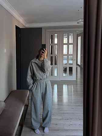 Женский теплый повседневный комбинезон трехнить на флисе Меланж, 46/48 Одесса