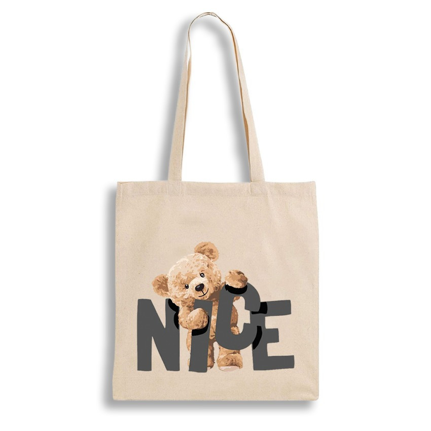 Екошопер BookOpt BK4054 Nice Teddy Bear бежевий Київ - фото 2