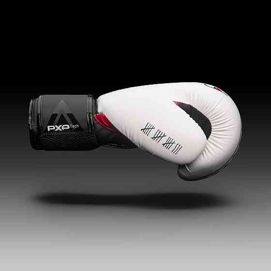Боксерские перчатки 16 унций белые перчатки для бокса 16 oz Phantom Fight Киев