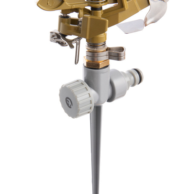 Дождеватель пульсационный на колку, с полной или частичной зоной полива до 12 м, материалы: Brass, Zinc alloy INTERTOOL GE-0052 Киев - изображение 5