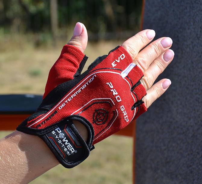 Рукавички для фітнесу Power System PS-2250E Pro Grip EVO Red L Кам'янське - фото 4
