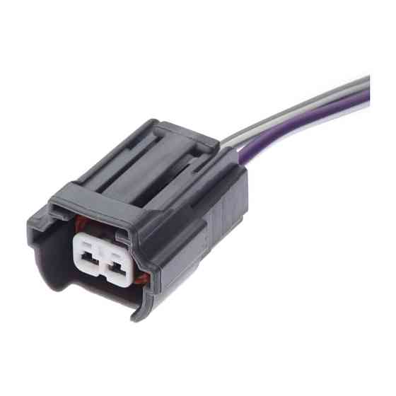 Разьем коннектор с проводом, 2-кон., Топл, Форсунка Много Машин,  6195-0043, 2P090WP-DL-SPA-F-S, Hyundai, Kia, Mitsubishi, Много Киев