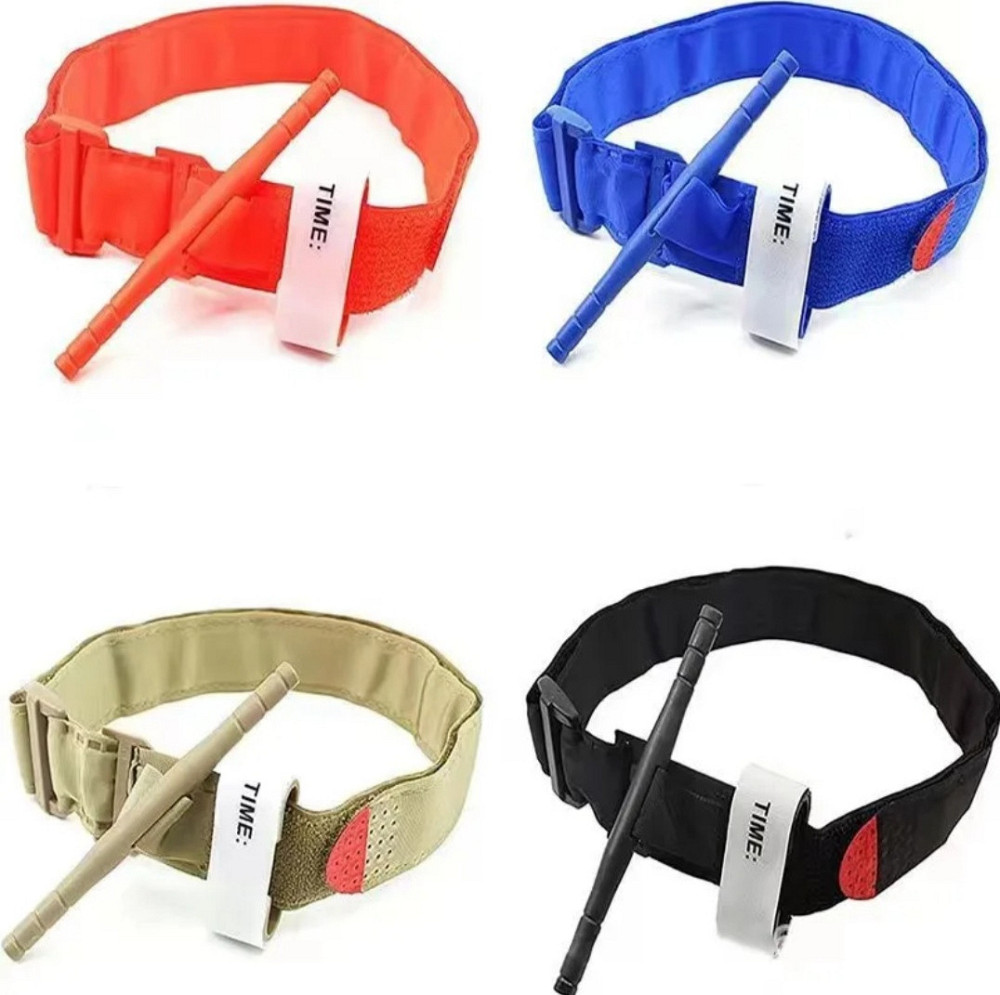 Жгут медицинский турникет тактический тканевый черный 65 см Киев - изображение 10