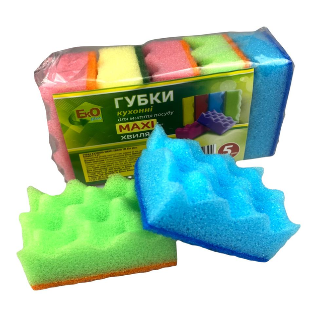 Губка кухонна Maxi 5 шт Харків - фото 1