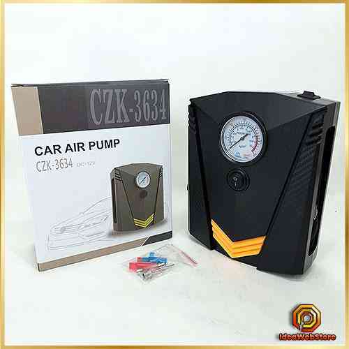 Автомобильный компрессор 12V  Насос автомобильный 12V с фонариком насос для накачки шин Киев