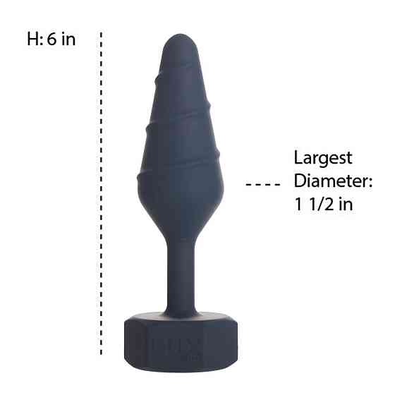 Анальна пробка Lux Active Twist Plug Large Blue Sex Aura Київ