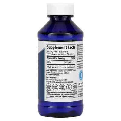 Мінерали Trace Minerals Колоїдне срібло, Colloidal Silver, 118 мл (TMR-00577) Вінниця
