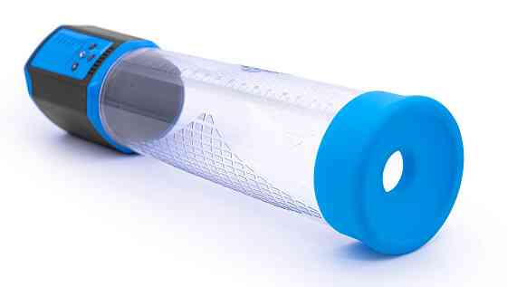 Автоматична вакуумна помпа із зарядкою від USB CANWIN Passion Pump Men BLUE - P638AU Sex Aura Київ
