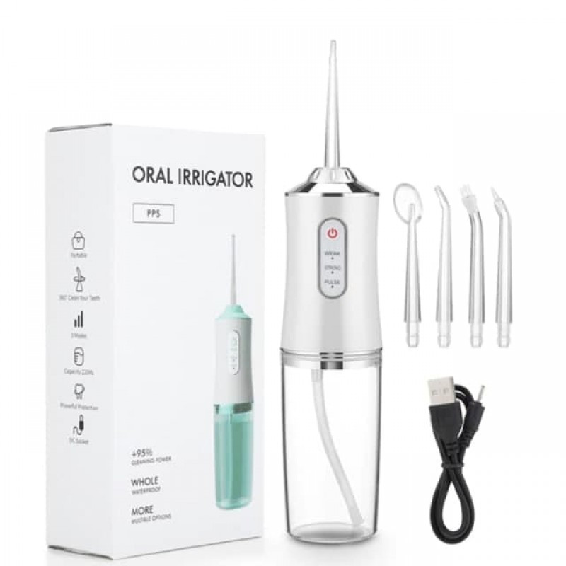 Іригатор ORAL IRRIGATOR з насадками, регулюванням тиску та зручністю для щоденної гігієни зубів Одеса - фото 4