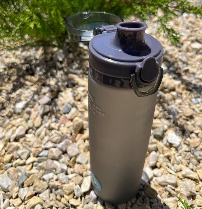 Пляшка для води CASNO 650 мл KXN-1157 Сіра Каменское - изображение 10