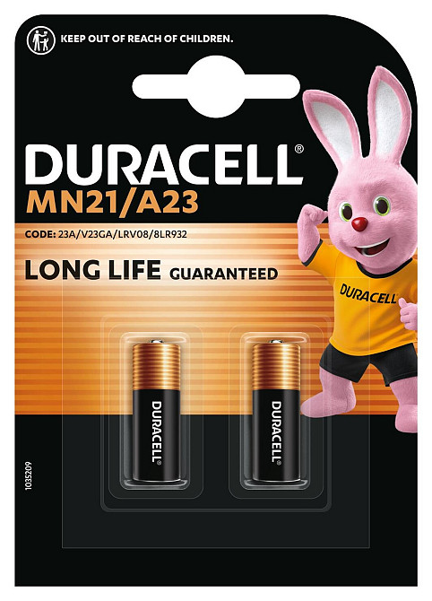 Специализированная щелочная батарейка Duracell MN21 12V, (A23 / 23A / V23GA / LRV08 / 8LR932), 2 шт. (6457878) Киев - изображение 4