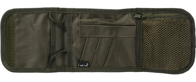 Повседневный Бумажник с шнурком на молнии Mil-Tec от Sturm (15820001) Olive Нововолынск - изображение 5