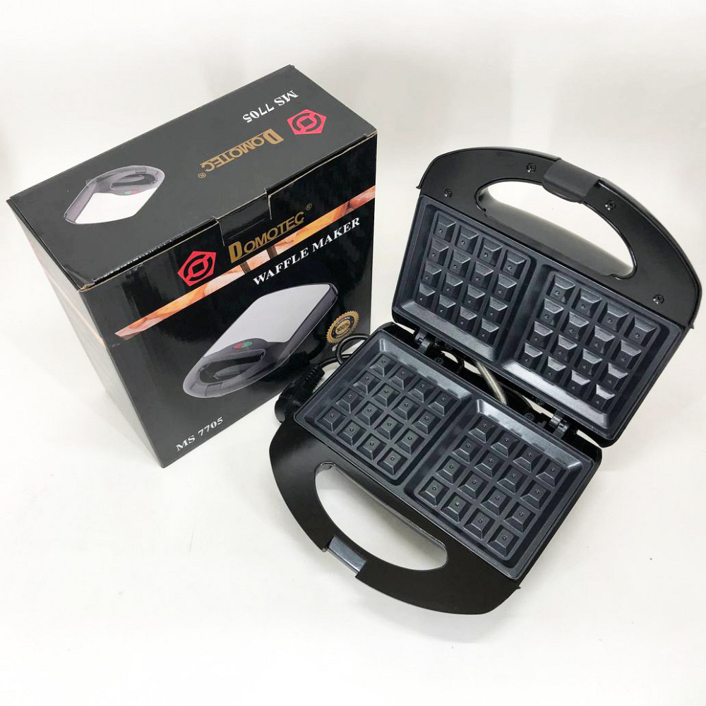 Вафельница електро Domotec, Вафельница для тонких вафель Компактная электрическая BM-87 Львов - изображение 13